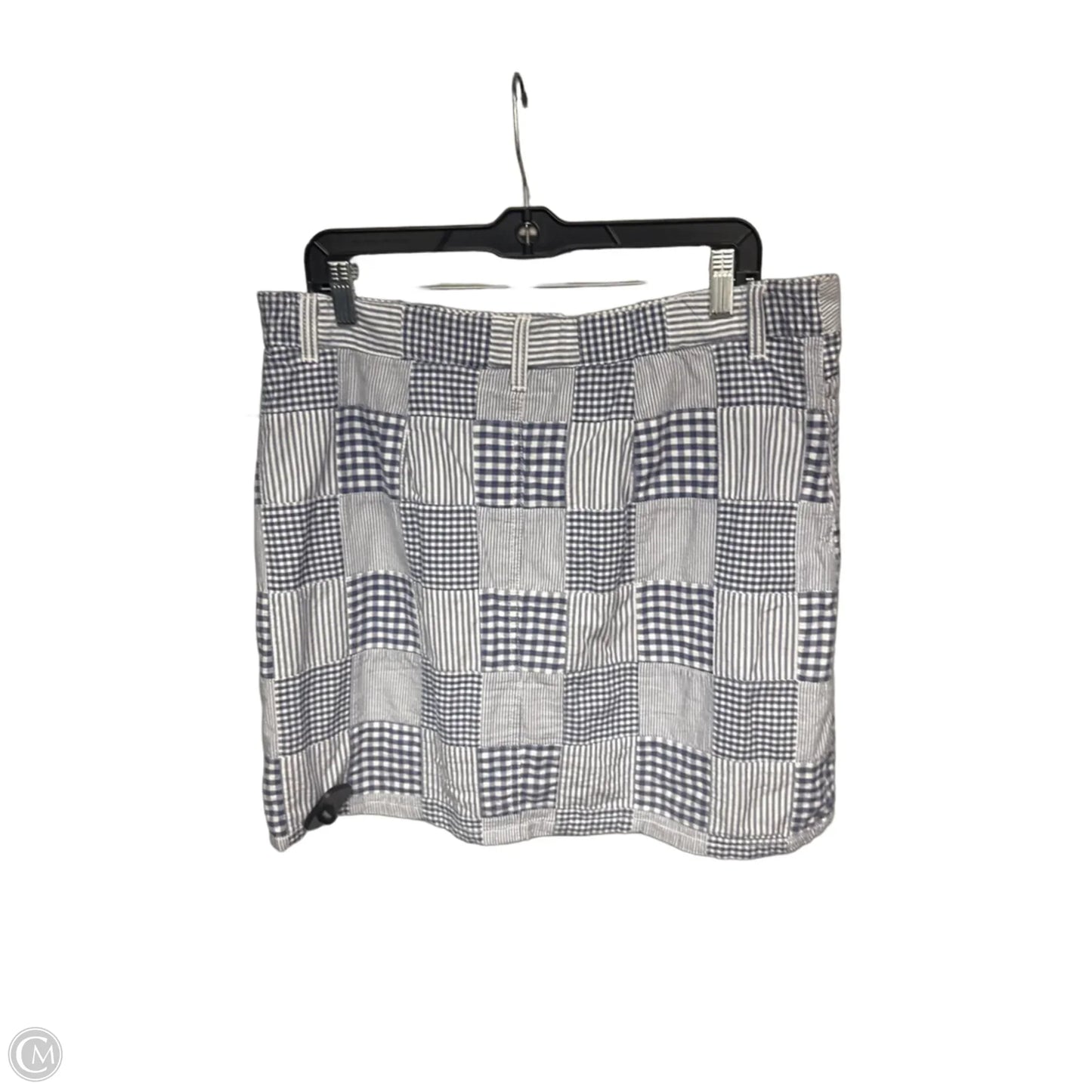 Skort By Croft And Barrow In Blue & White, Size: 14