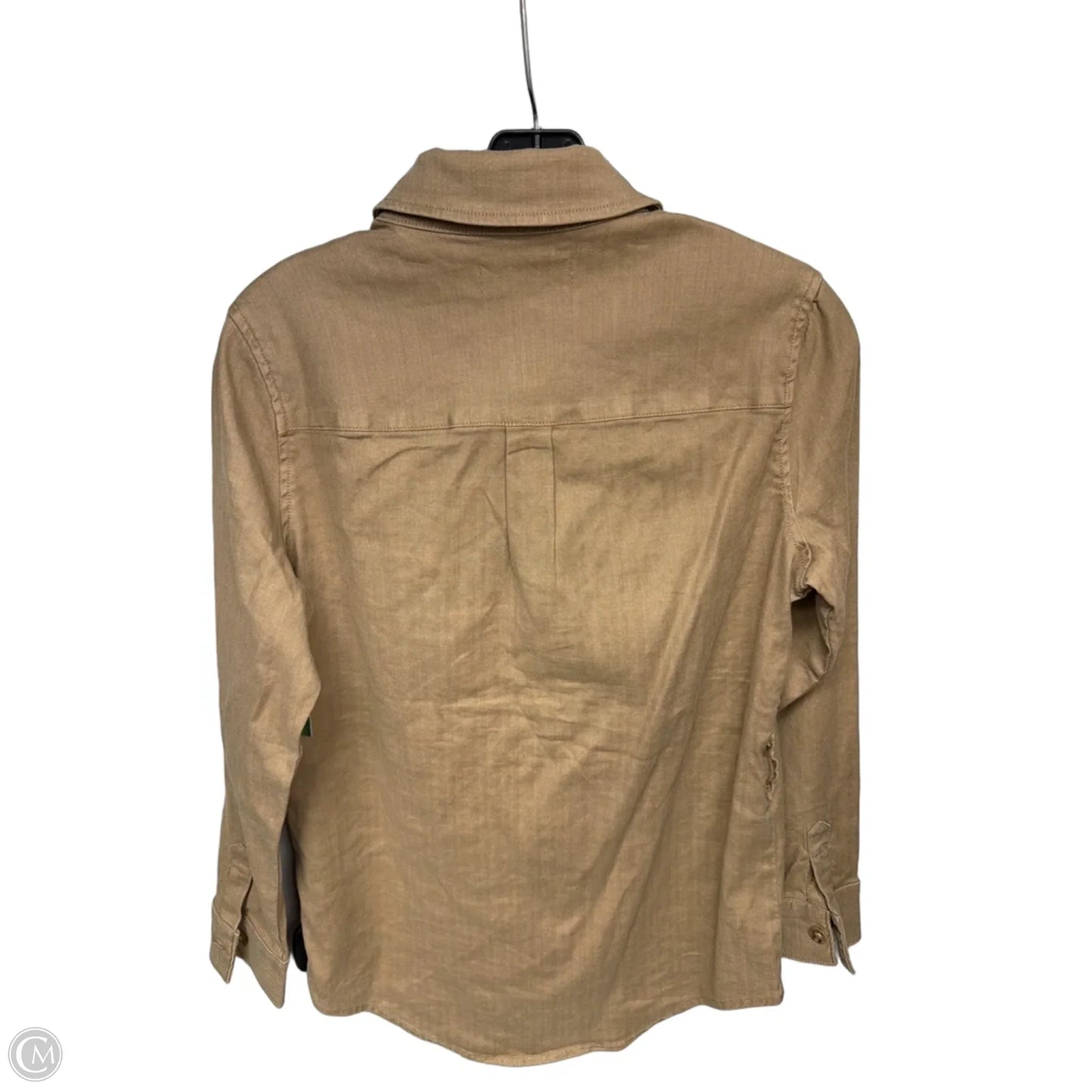 Jacket Shirt By Level 99 In Brown, Size: Xs