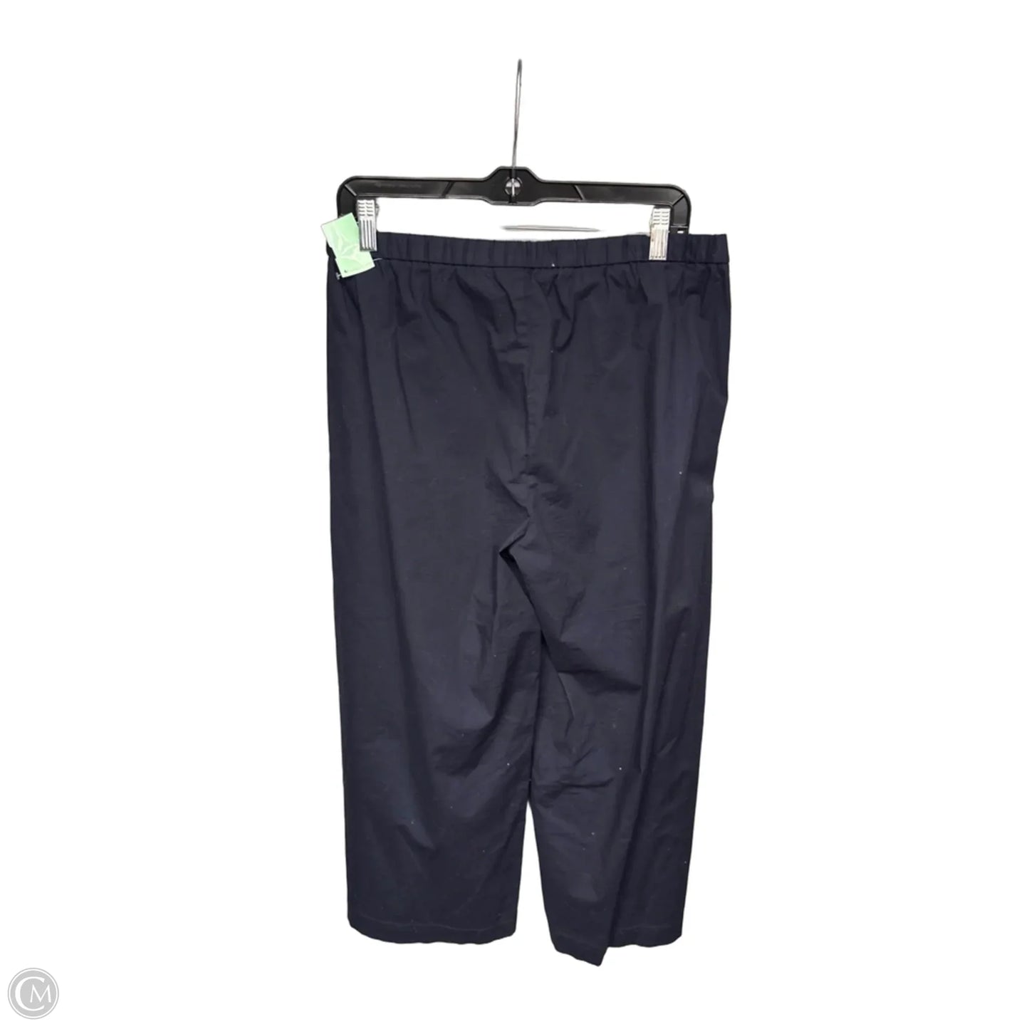 Pants Cropped By Eileen Fisher In Navy, Size: M