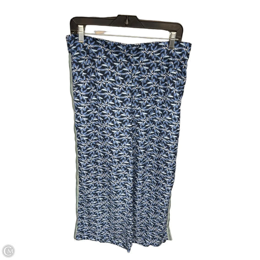 Pants Lounge By Max Studio In Blue & Green, Size: L