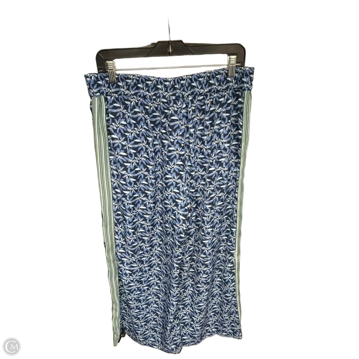 Pants Lounge By Max Studio In Blue & Green, Size: L
