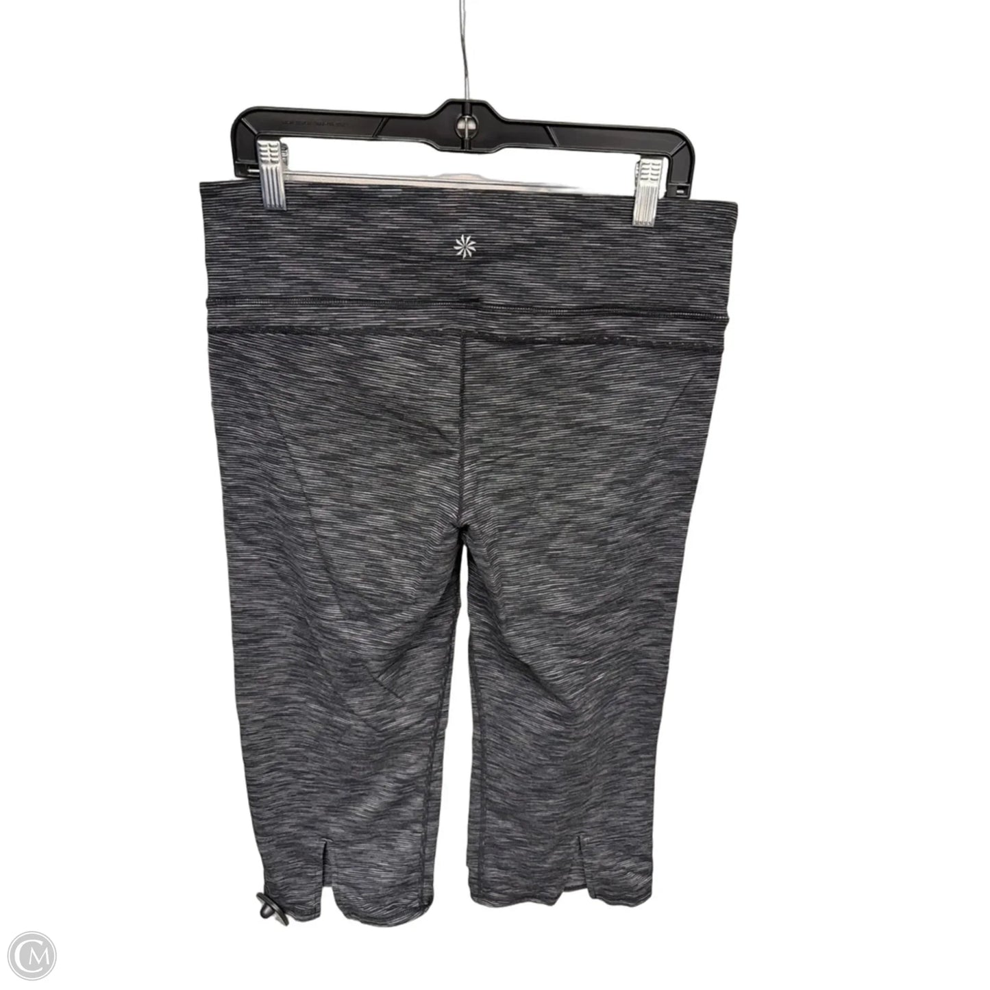Athletic Capris By Athleta In Grey, Size: Xl