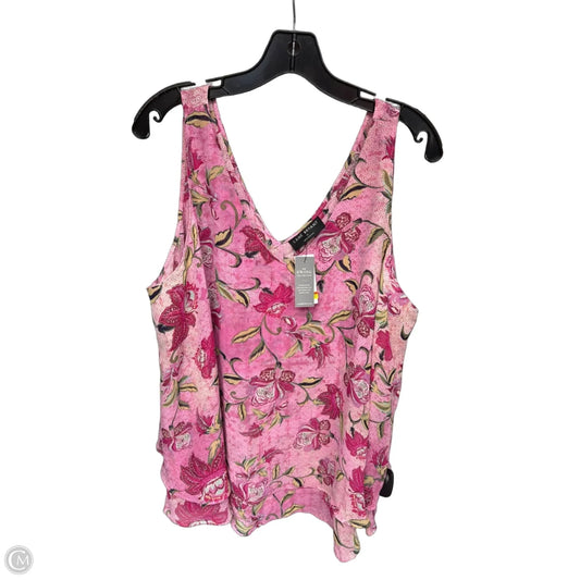 Top Sleeveless By Lane Bryant In Pink, Size: 18