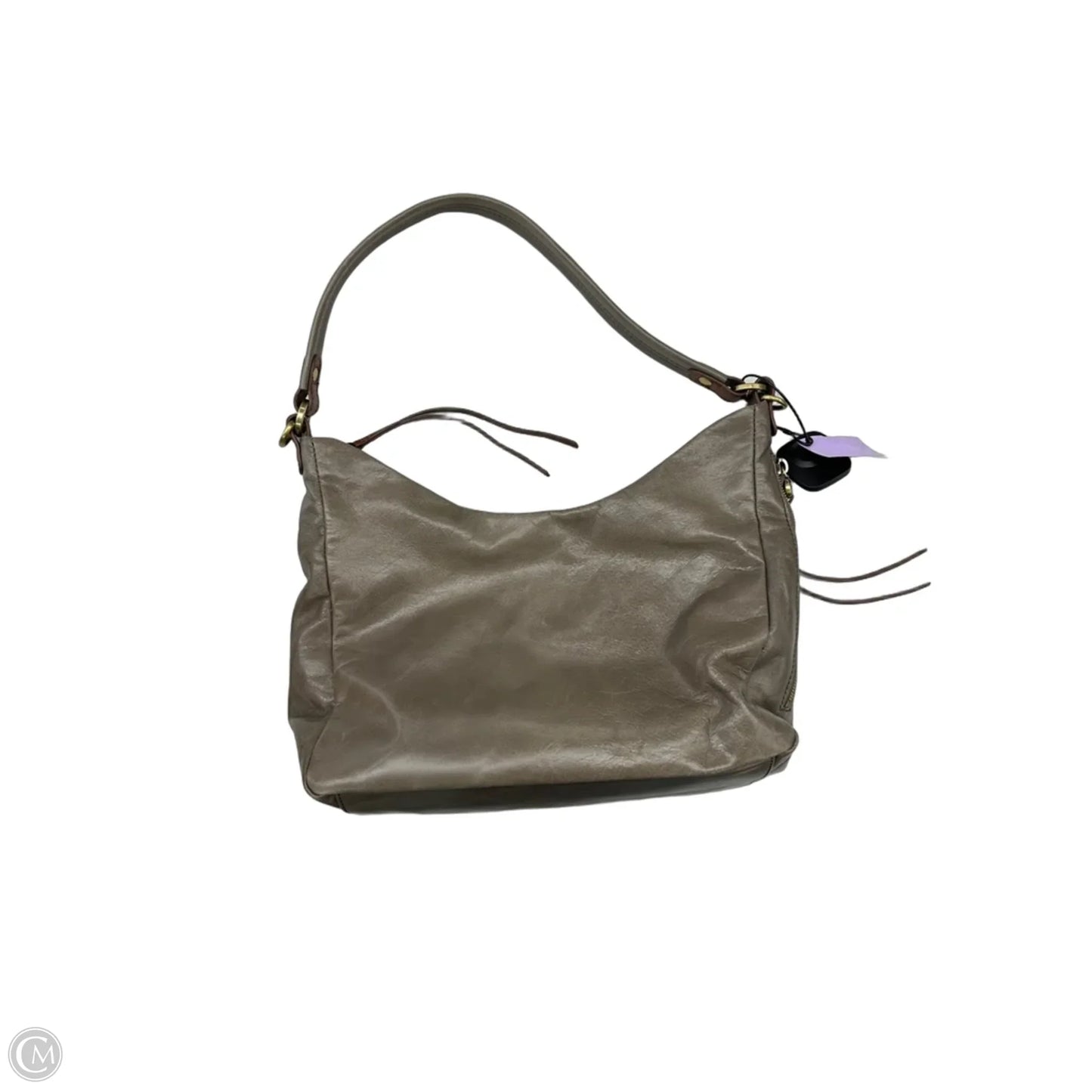 Handbag Leather By Hobo Intl, Size: Large