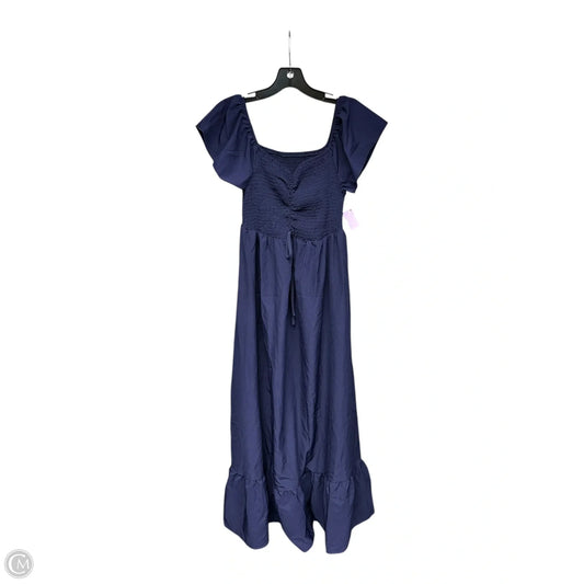 Dress Casual Maxi By Shein In Navy, Size: Xl