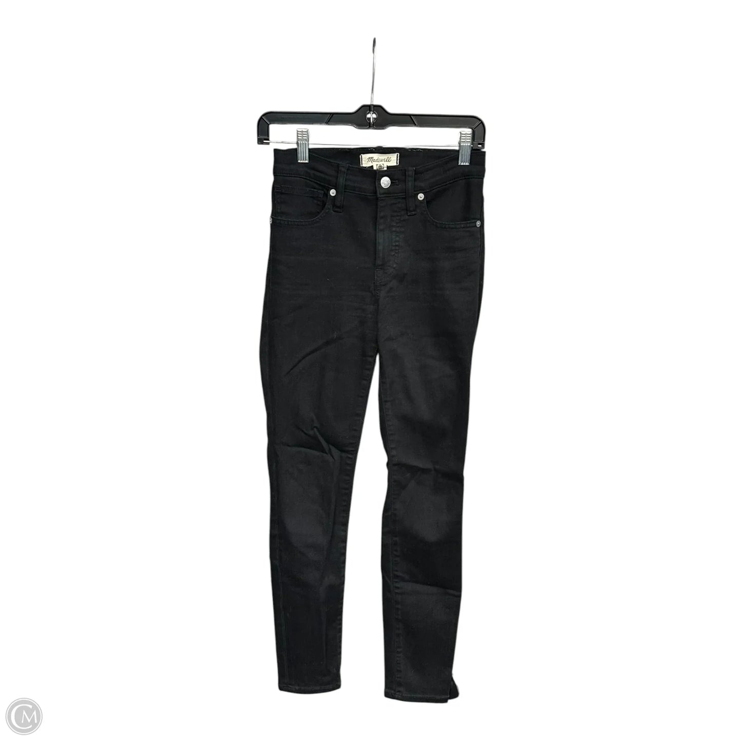 Jeans Skinny By Madewell In Black, Size: 2