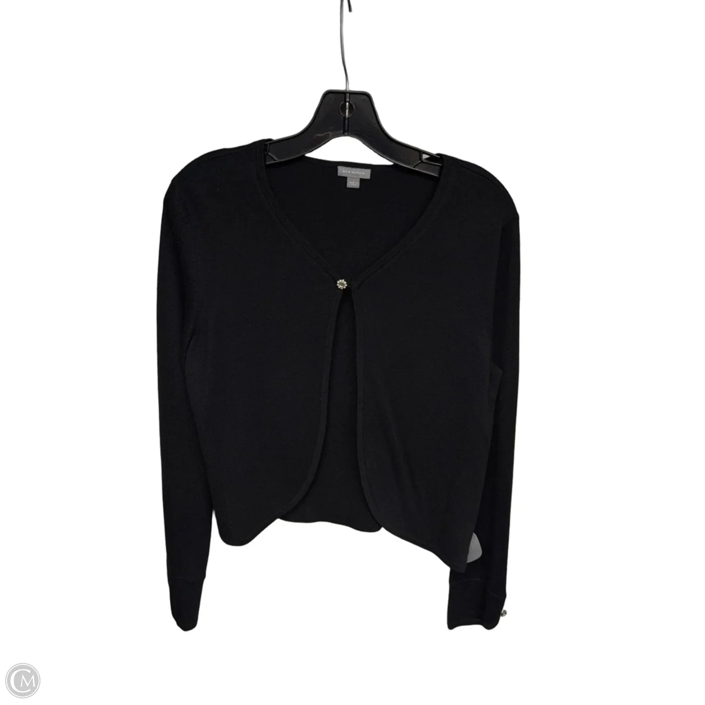 Cardigan By Ann Taylor In Black, Size: L