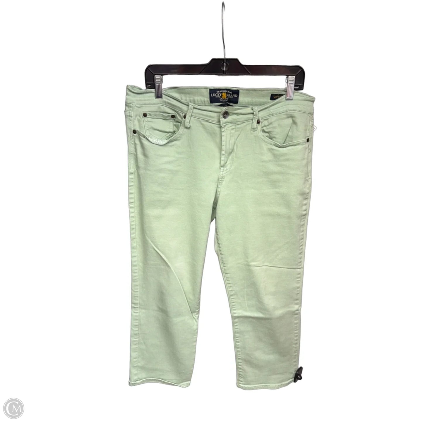 Capris By Lucky Brand In Green, Size: 14