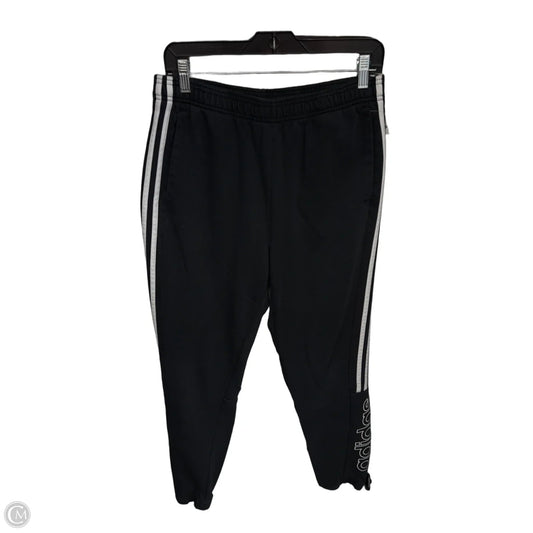 Athletic Pants By Adidas In Black, Size: L