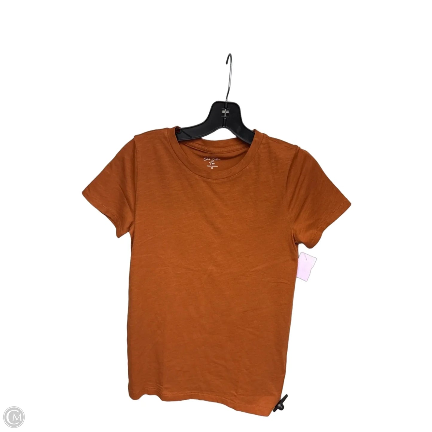 Top Short Sleeve Basic By J. Crew In Orange, Size: S