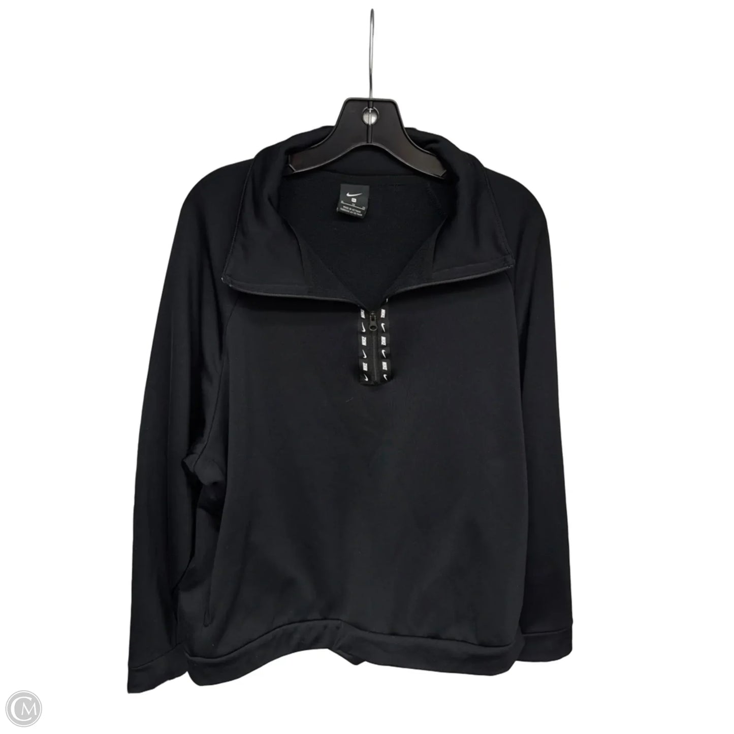 Athletic Sweatshirt Hoodie By Nike Apparel In Black, Size: Xl
