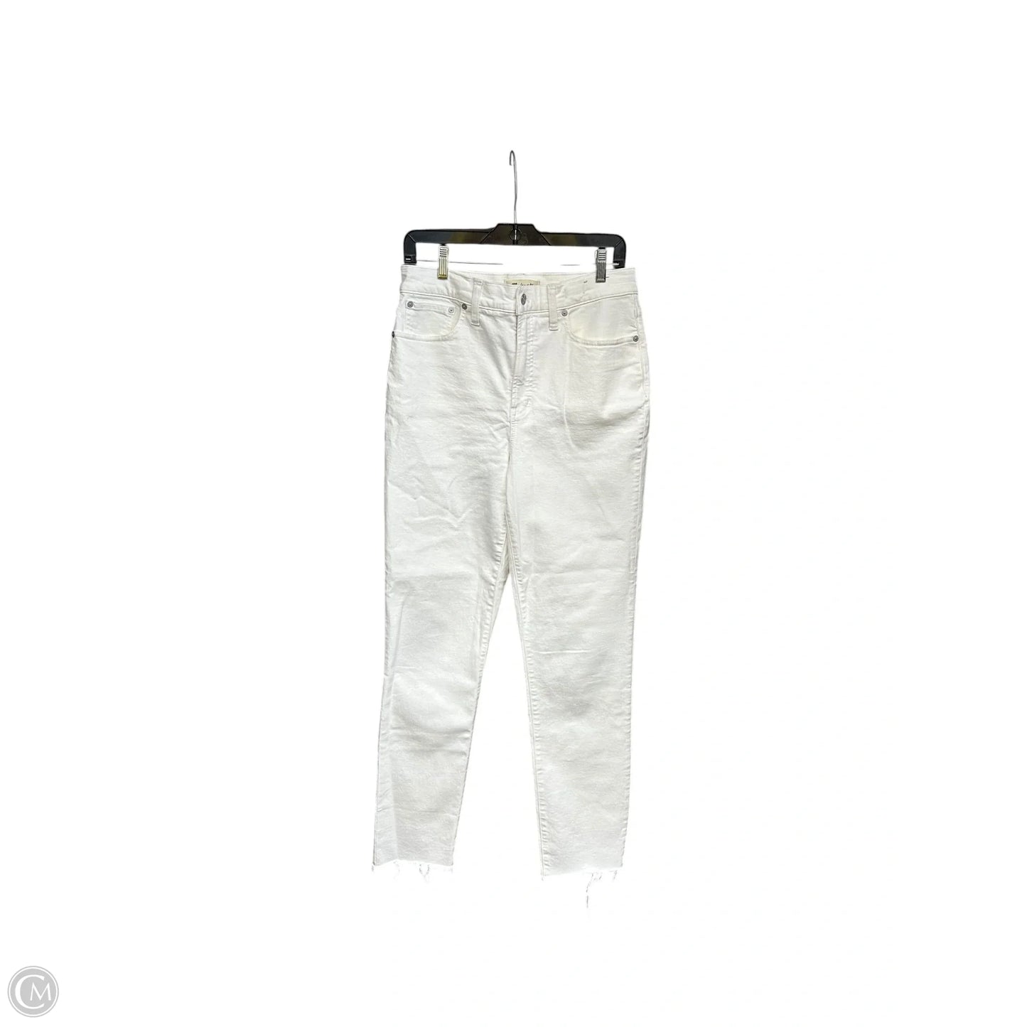 Jeans Straight By Madewell In White Denim, Size: 8