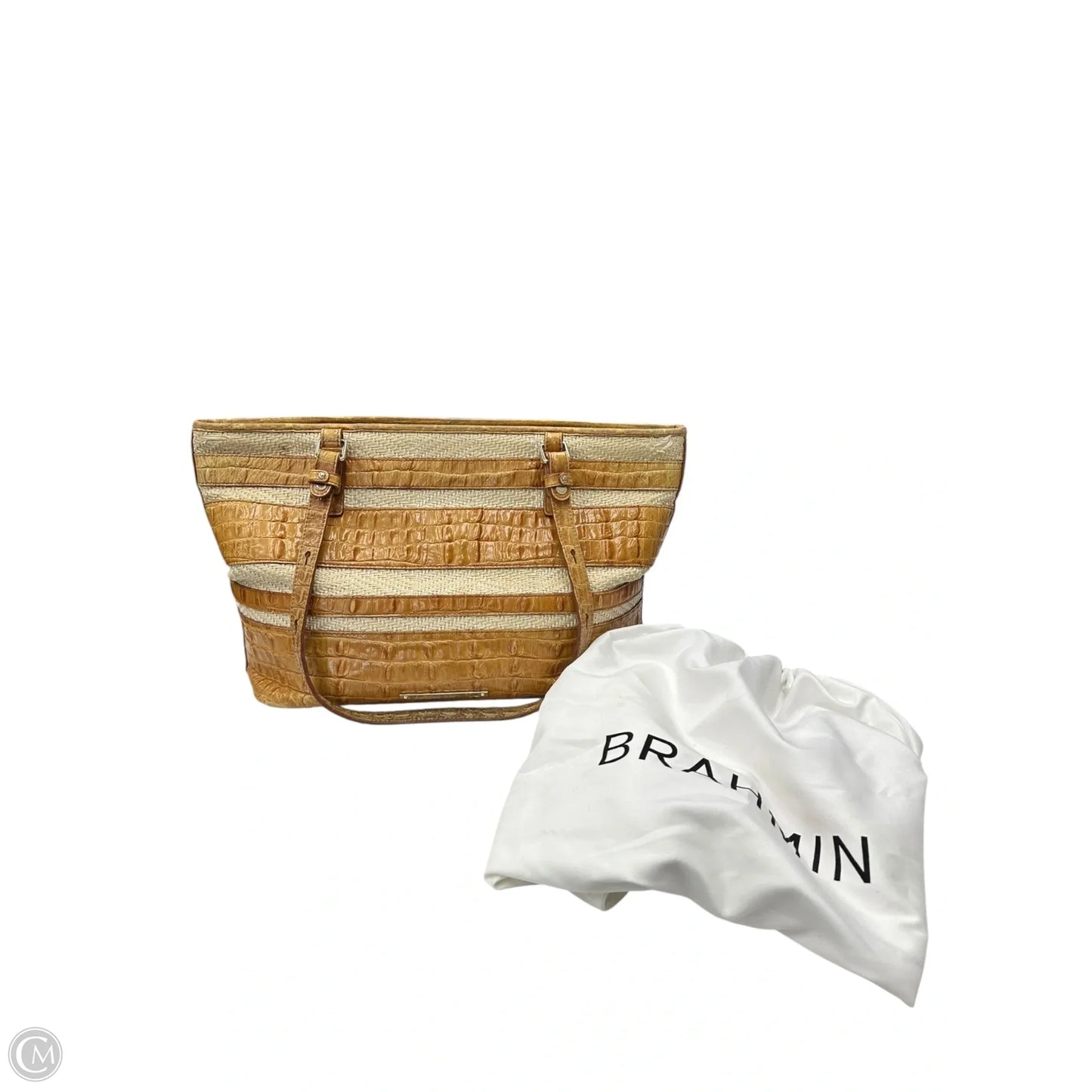 Handbag Designer By Brahmin, Size: Large