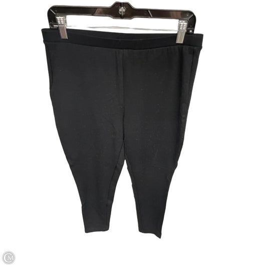 Pants Leggings By Chicos In Black, Size: M