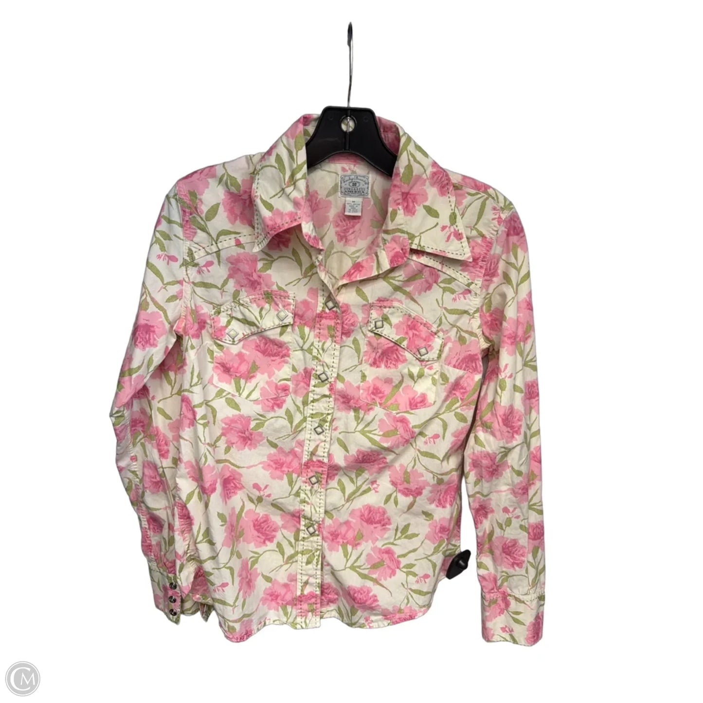 Top Long Sleeve By Lucky & Blessed In Pink, Size: M