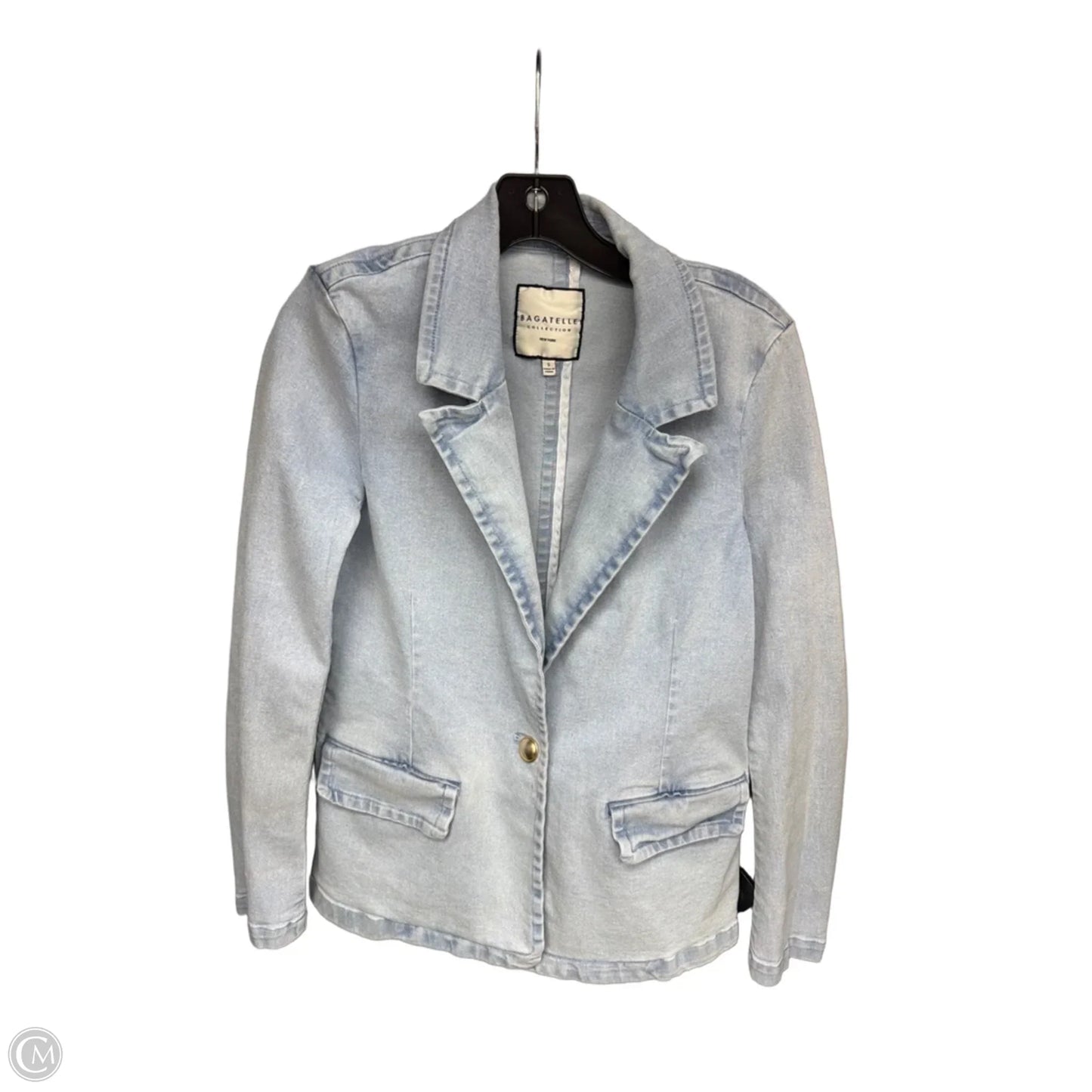 Blazer By Bagatelle In Blue Denim, Size: S