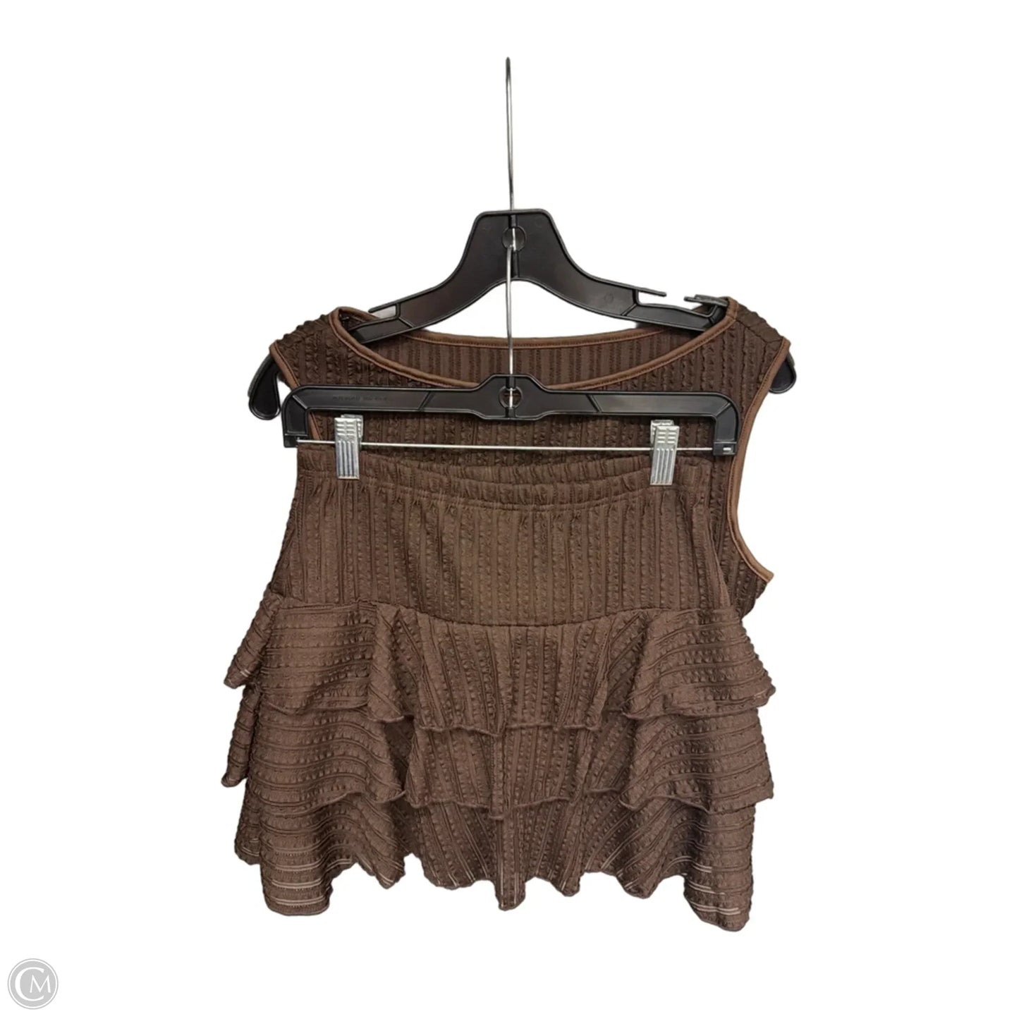 Skirt Set 2pc By Forever 21 In Brown, Size: S