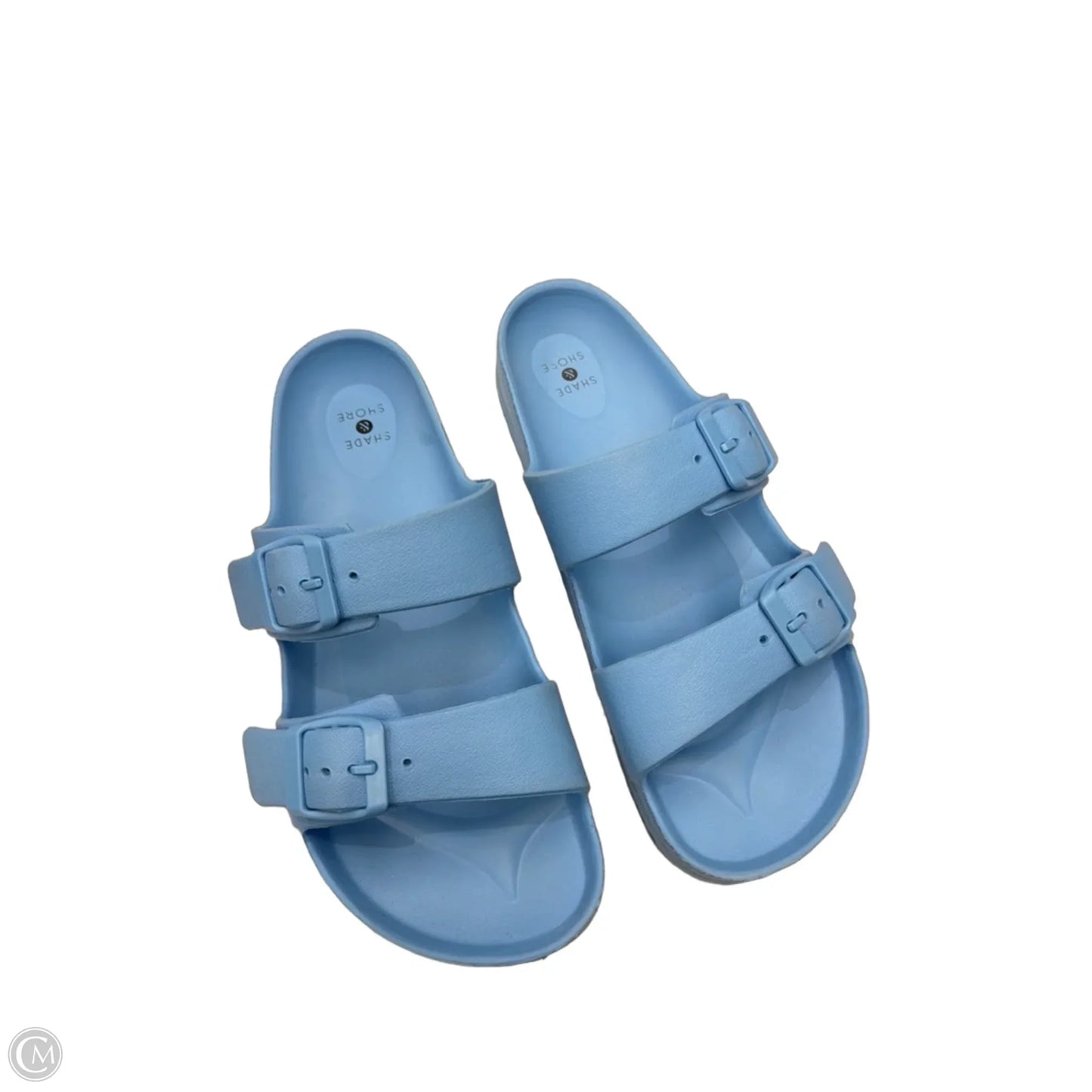 Sandals Flip Flops By Shade & Shore In Blue, Size: 8
