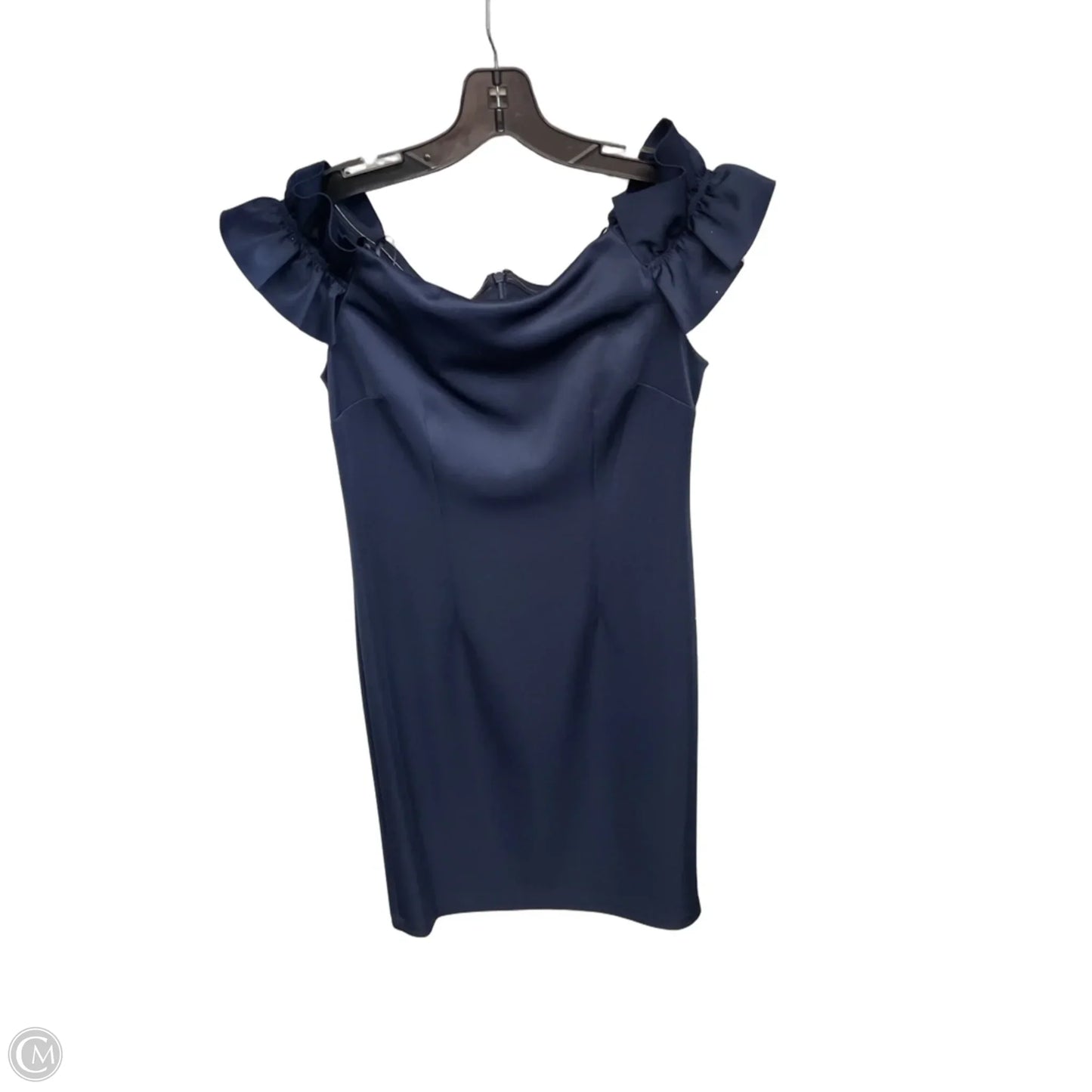 Dress Party Midi By Sl Fashions In Navy, Size: S
