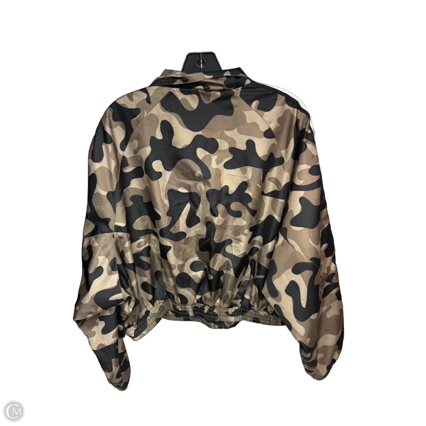 Jacket Windbreaker By Blank Noir In Camouflage Print, Size: Xl