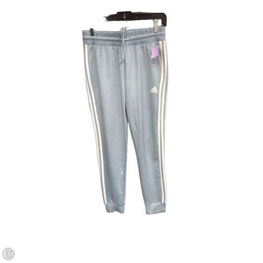 Athletic Pants By Adidas In Blue & White, Size: S
