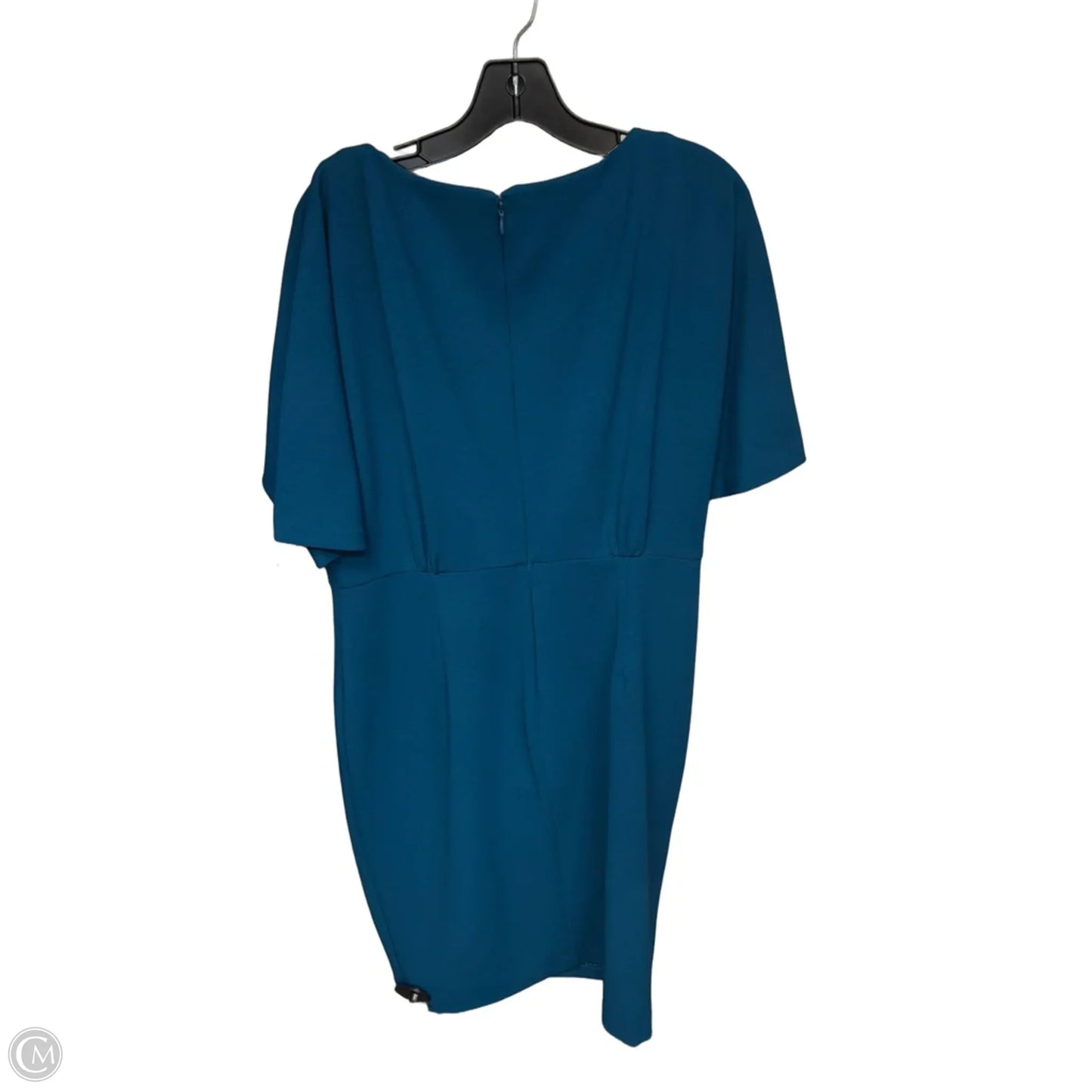 Dress Party Midi By Calvin Klein In Teal, Size: Xl