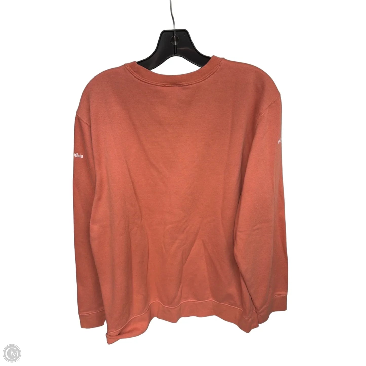 Athletic Sweatshirt Crewneck By Columbia In Orange, Size: L