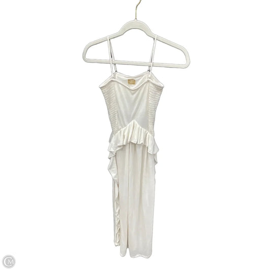 Dress Casual Maxi By Free People In Cream, Size: Sp