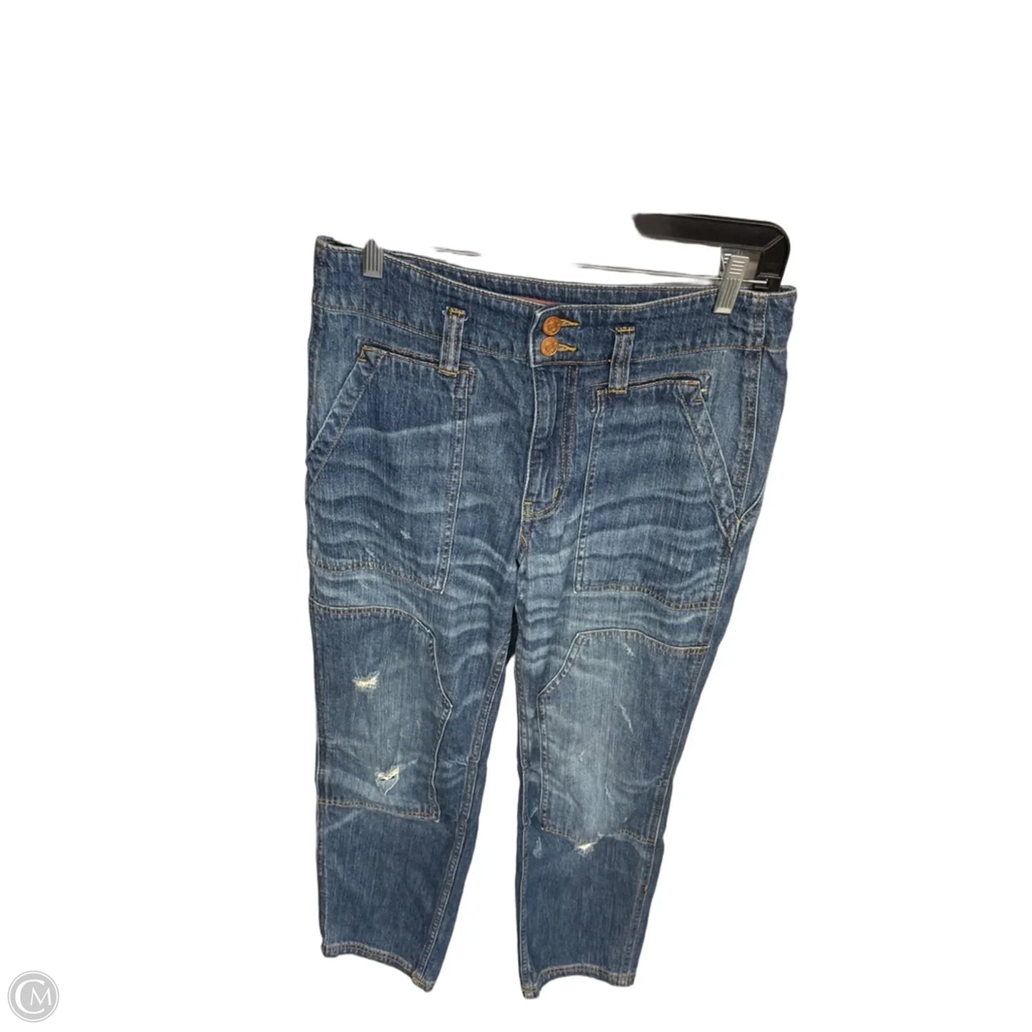 Jeans Boyfriend By Pilcro In Blue Denim, Size: 28