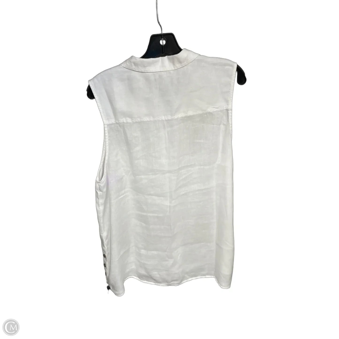 Top Sleeveless By Jones New York In White, Size: Xl