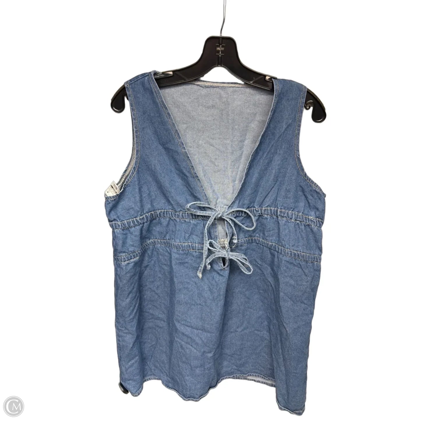 Dress Casual Midi By Clothes Mentor In Blue Denim, Size: L
