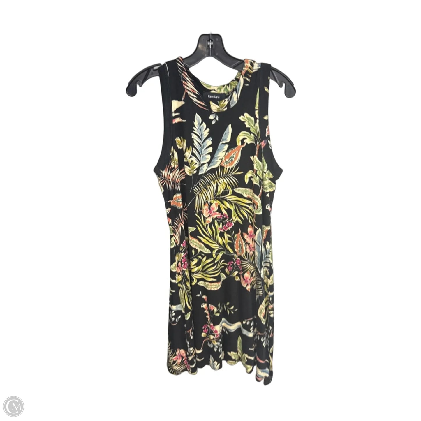 Dress Casual Midi By Karen Kane In Blue & Cream, Size: M