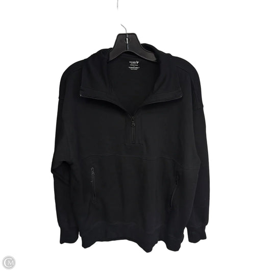 Athletic Sweatshirt Crewneck By Old Navy In Black, Size: S