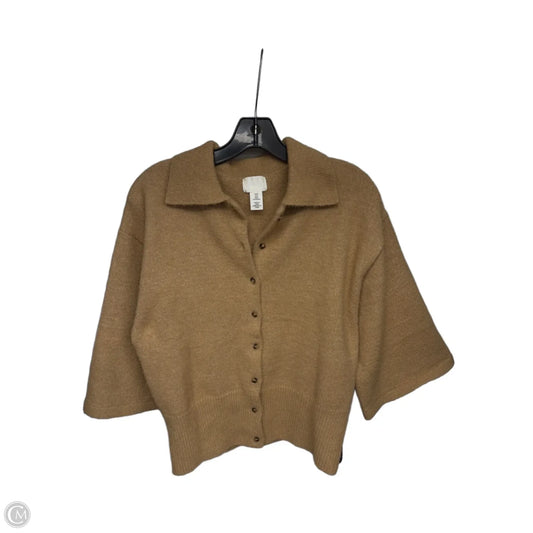 Cardigan By H&m In Tan, Size: M
