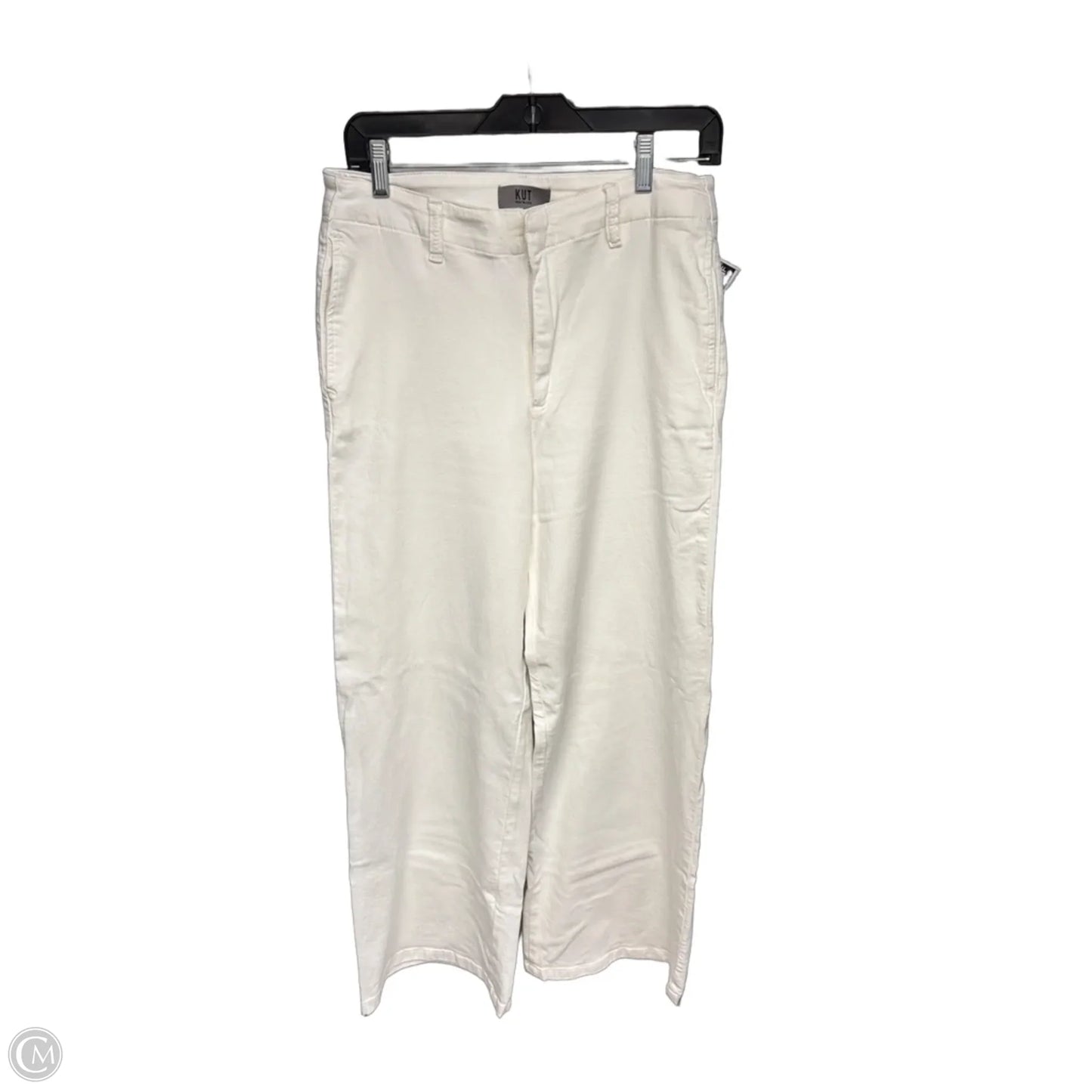 Pants Wide Leg By Kut In White, Size: 6