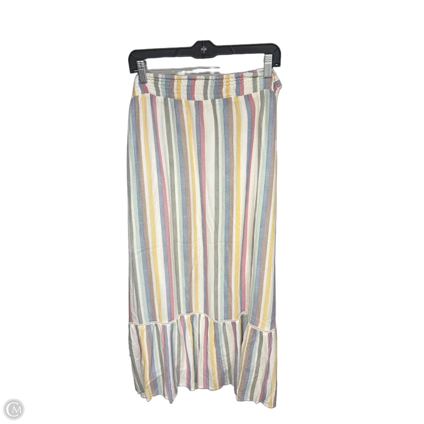 Skirt Maxi By Clothes Mentor In Striped Pattern, Size: Xl