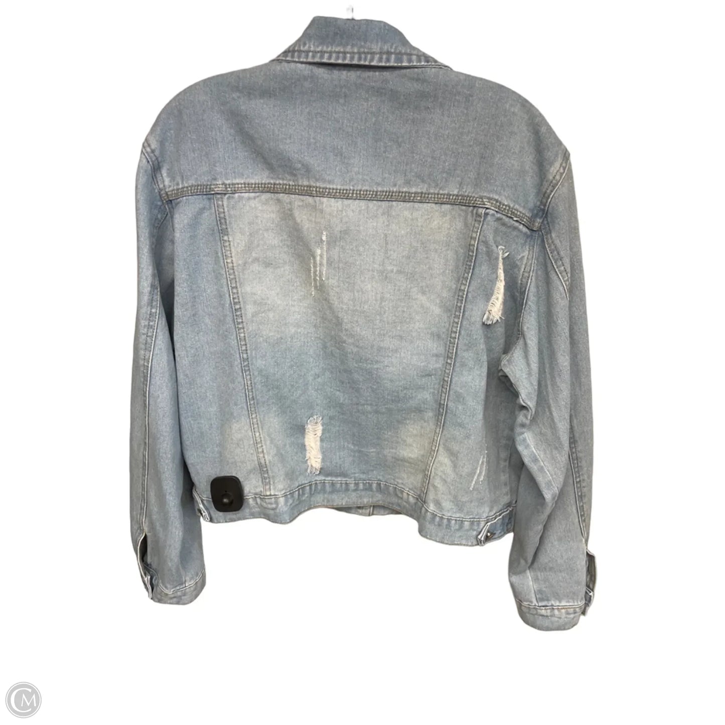 Jacket Denim By Clothes Mentor In Blue Denim, Size: Xl