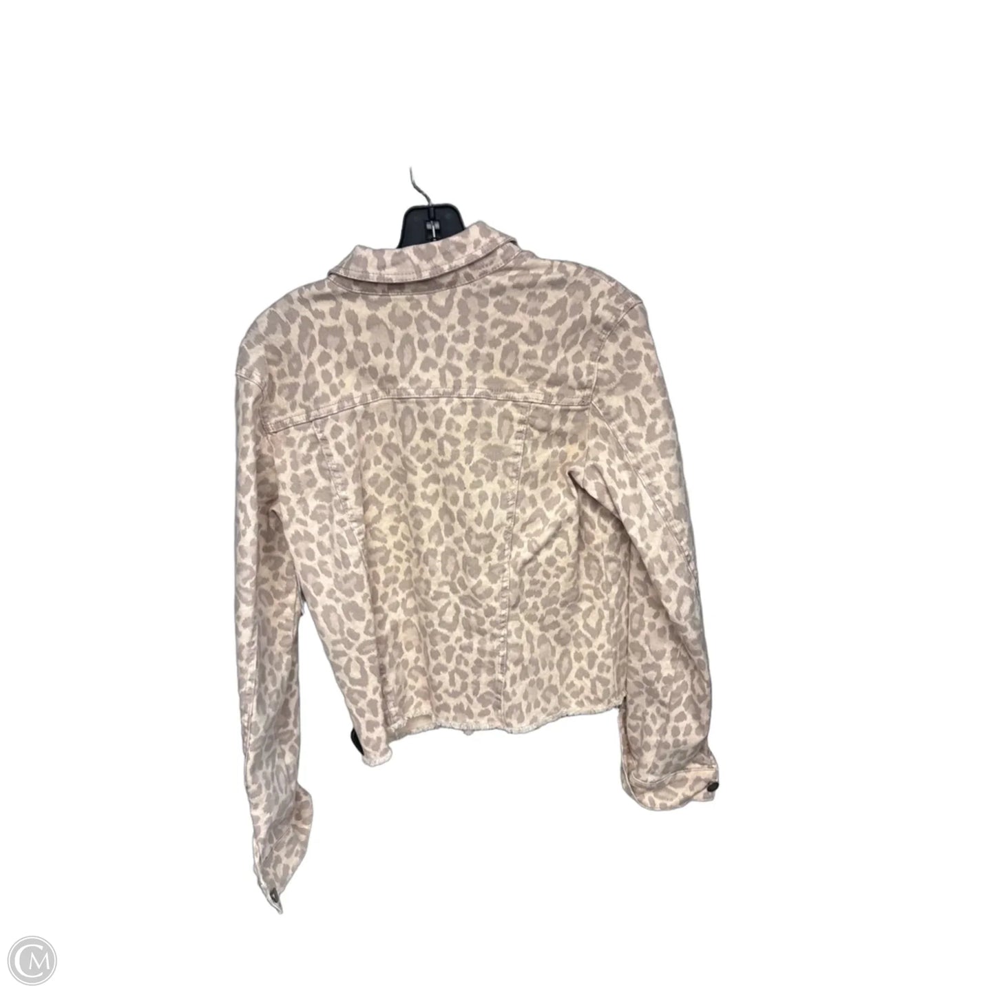 Jacket Denim By Kut In Pink, Size: L