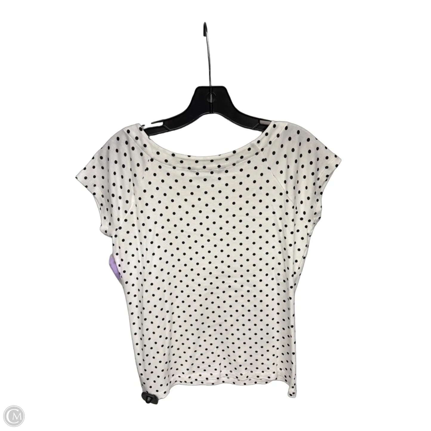 Top Short Sleeve By Lauren By Ralph Lauren In White, Size: L