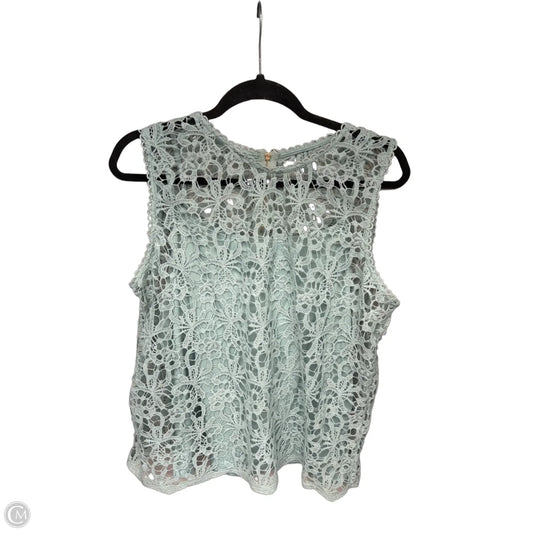 Top Sleeveless By Maurices In Aqua, Size: Xl