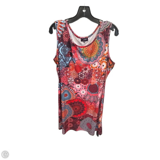 Dress Casual Midi By Clothes Mentor In Red, Size: Xl