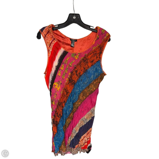Tunic Sleeveless By Clothes Mentor In Pink & Red, Size: Xl