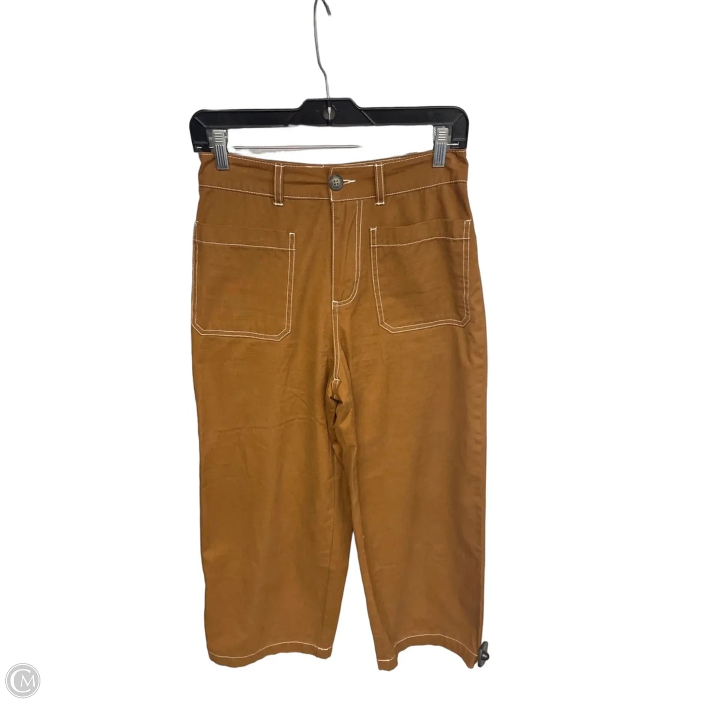 Pants Wide Leg By Who What Wear In Brown, Size: 4