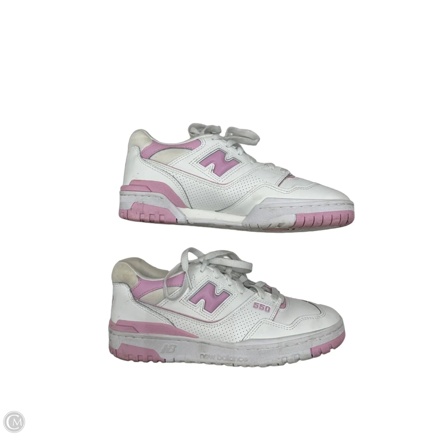 Shoes Sneakers By New Balance In Pink & White, Size: 9.5