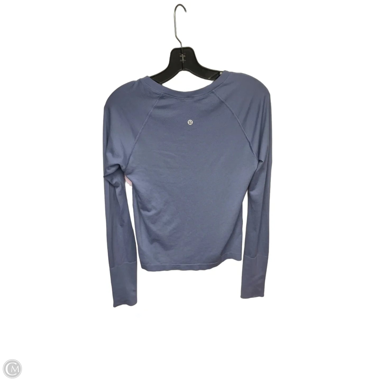 Athletic Top Long Sleeve Crewneck By Lululemon In Blue, Size: 8