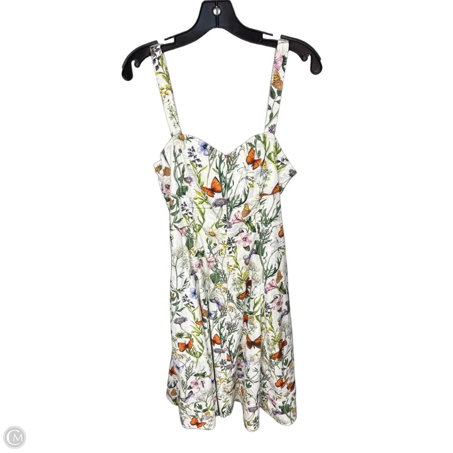 Dress Casual Maxi By Avec Les Filles In Green & White, Size: 10