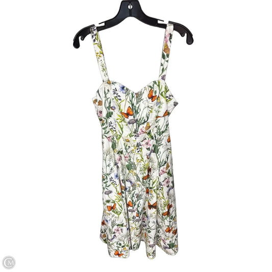 Dress Casual Maxi By Avec Les Filles In Green & White, Size: 10