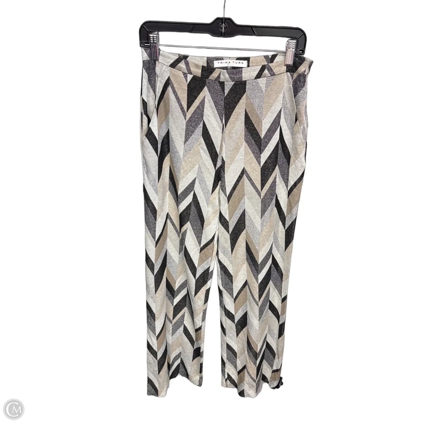 Pants Designer By Trina Turk In Silver, Size: 6