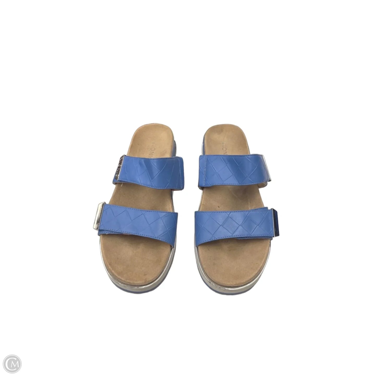 Shoes Heels Platform By Vionic In Blue, Size: 8.5