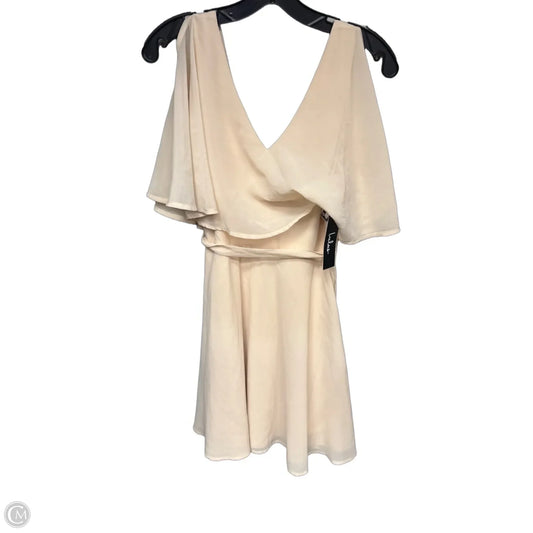 Dress Casual Short By Lulus In Cream, Size: S
